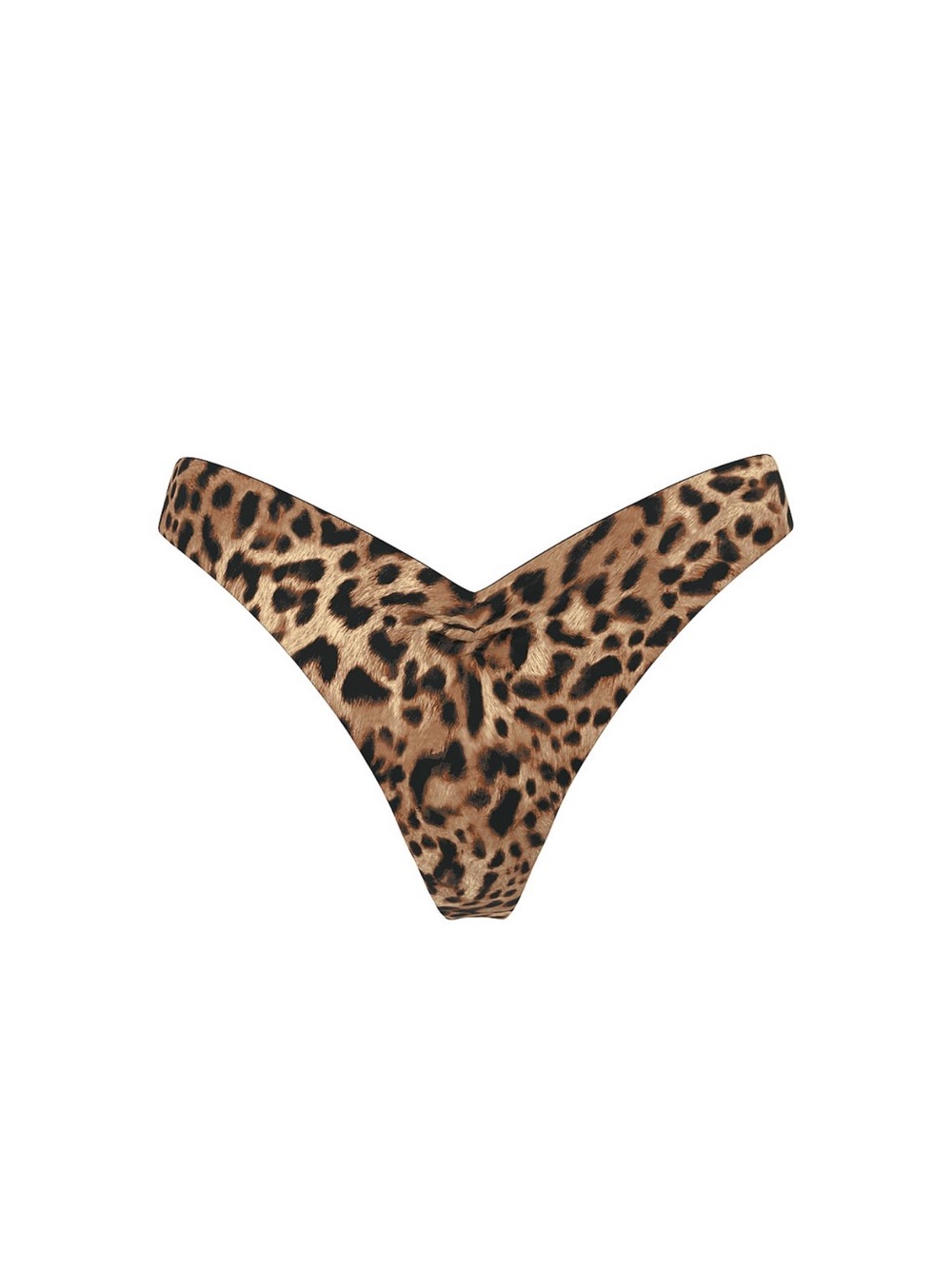 Victoria's Secret swim Leopard Print Bikini Bottoms - Brown/Black
